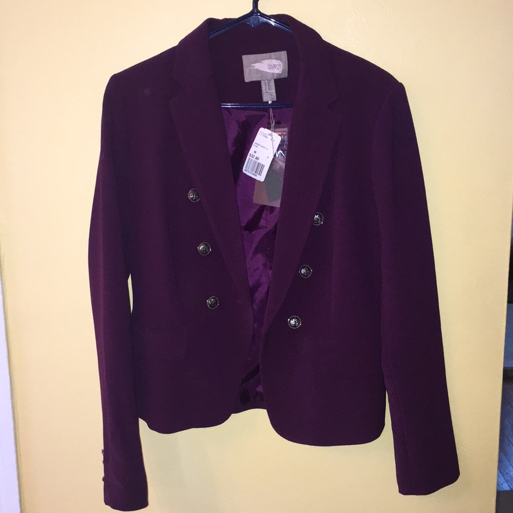 NWT forever 21 blazer size Medium in wine